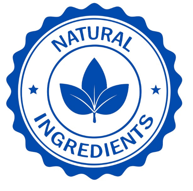 Badge displaying natural ingredients 